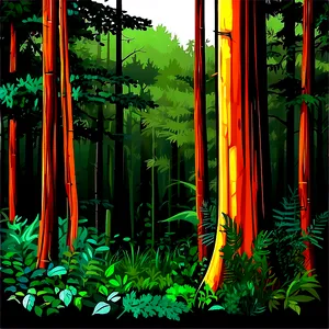 Dense Forest Landscape Clipart Png Uuy87 PNG image