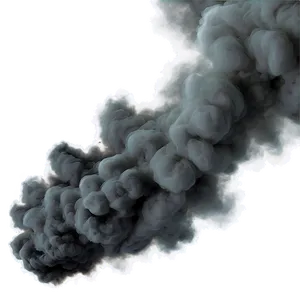 Dense Grey Smoke PNG 90