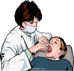 Dental Checkup Cartoon PNG