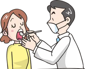 Dental Checkup Cartoon PNG