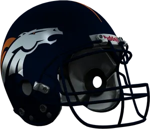 Denver Football Helmet Design PNG image