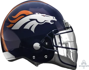 Denver Football Team Helmet PNG image