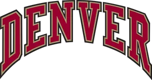 Denver Text Logo Design PNG image