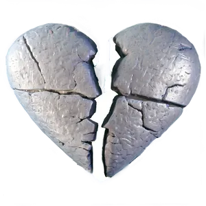 Depressed Broken Heart Emoji PNG 06122024