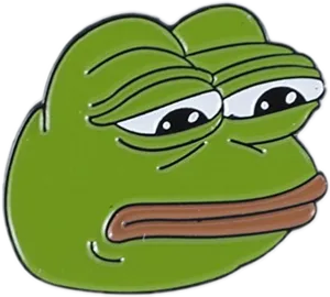 Depressed Pepe The Frog Meme PNG image