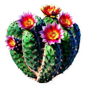 Desert Cactus Flower PNG 94