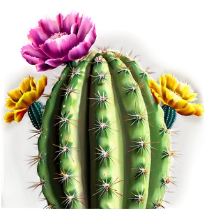 Desert Cactus Flower PNG Ncd54