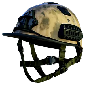 Desert Camo Combat Helmet PNG Mqr8 PNG