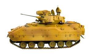 Desert Camouflage Armored Vehicle PNG image