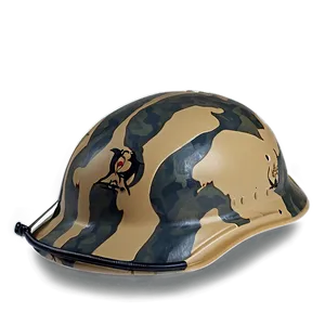 Desert Camouflage Helmet Png 06212024 PNG image