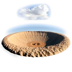 Desert Crater Arid Environment Png Vmy86 PNG image