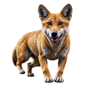 Desert Dingo Artwork PNG 06202024