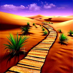 Desert Dunes Pathway PNG 55 PNG