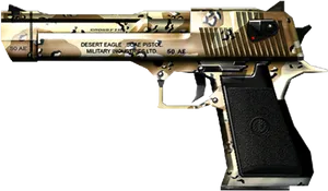 Desert Eagle Camouflage Pattern PNG image