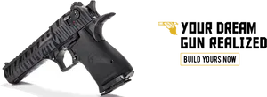Desert Eagle Pistol Isolated PNG