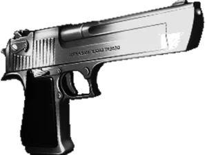 Desert Eagle Pistol Silhouette PNG