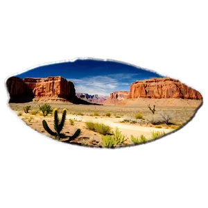Desert Mesa Scenery PNG Caj86 PNG