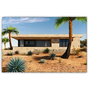 Desert Modern Home PNG 04292024