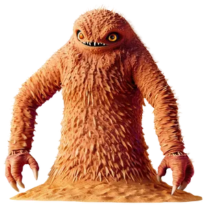 Desert Sand Monster PNG Dss16