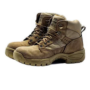 Desert Storm Combat Boots PNG Ise PNG