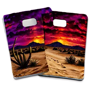 Desert Sunset Cornhole Bag PNG Ago