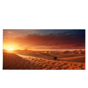 Desert Sunset Glow Png Osg PNG image