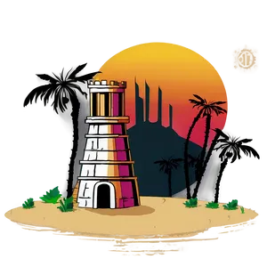 Desert Tower Png 05242024 PNG image