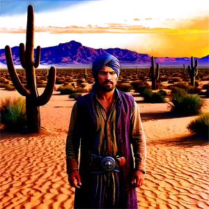 Desert Wanderer Image Png Dit88 PNG image