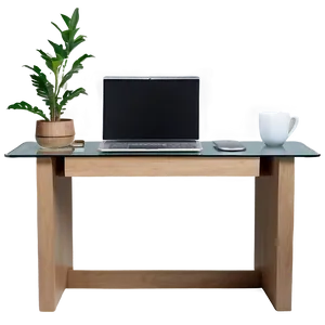 Designer Computer Desk PNG Ldb