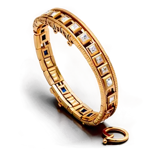 Designer Gold Bracelet Png 61 PNG image