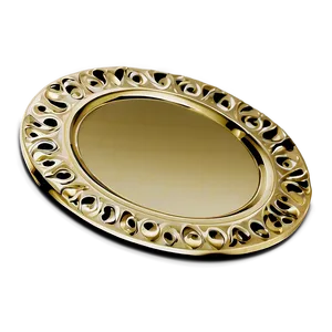 Designer Gold Plate PNG 11 PNG