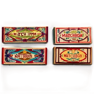 Designer Matchbox Compilation PNG 23