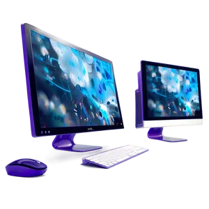 Designer's Computer Mockup PNG Eag29 PNG