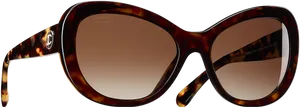 Designer Sunglasses Tortoiseshell Frame PNG image