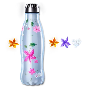 Designer Water Bottle PNG Tff51