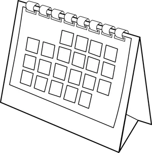 Desk Calendar Clipart Vector PNG image
