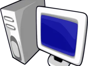 Desktop Computer Cartoon Illustration PNG image