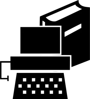 Desktop Computer Vector Illustration PNG