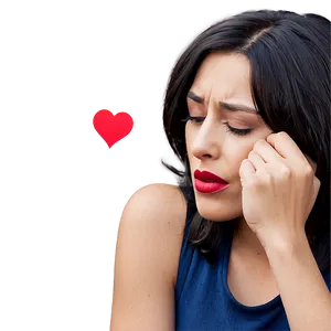 Despair Broken Heart Emoji PNG 11