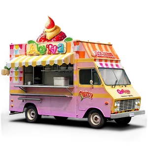 Dessert Food Truck Png Vfd PNG image