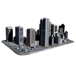 Destroyed City C PNG