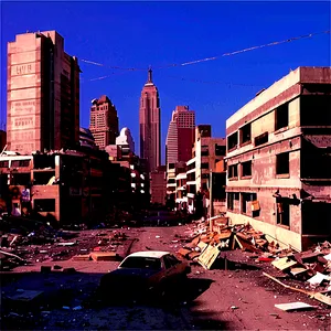 Destroyed City D PNG