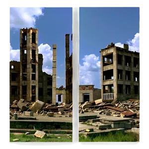 Destroyed City Ruins PNG Xqa95 PNG