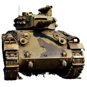 Destroyed Tank Wreck PNG Eog44
