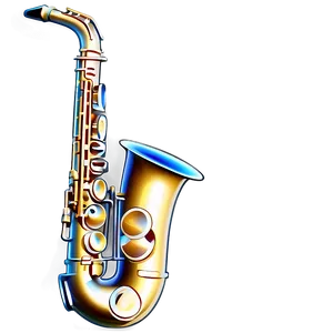 Detailed Alto Saxophone Png 06282024 PNG image