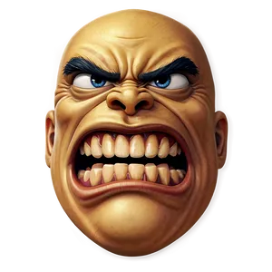 Detailed Angry Emoji Png Nkp PNG image