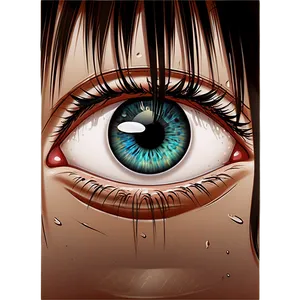 Detailed Anime Eyes Png Upb79 PNG image