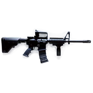 Detailed Ar 15 Silhouette Png 05262024 PNG image