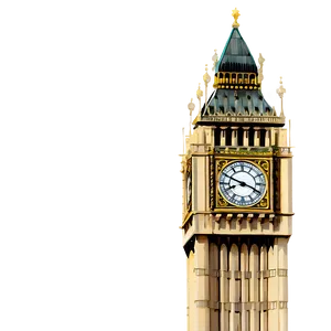 Detailed Big Ben Architecture PNG 54