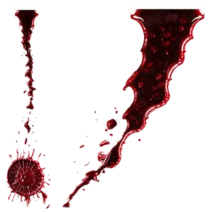 Detailed Blood Spatter PNG Blt PNG